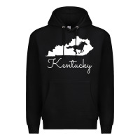 Kentucky Horse Map State , Best Gift, Costume, Halloween, Xmas, Christ Premium Hoodie | Teevron
