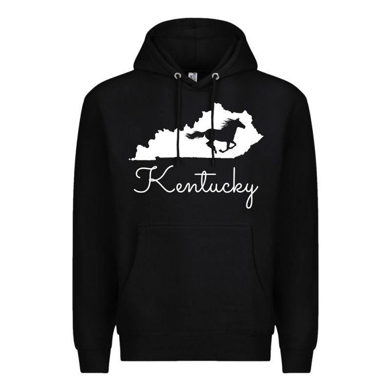 Kentucky Horse Map State , Best Gift, Costume, Halloween, Xmas, Christ Premium Hoodie by maiPhamDesign | Teevron