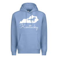 Colony Blue Kentucky Horse Map State , best gift, costume, halloween, xmas, christ Premium Hoodie - maiPhamDesign