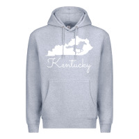 Heather Grey Kentucky Horse Map State , best gift, costume, halloween, xmas, christ Premium Hoodie - maiPhamDesign