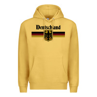 Antique Gold DEUTSCHLAND Germany Flag Coat of Arms Eagle Banner Vintage , best gift Premium Hoodie - maiPhamDesign