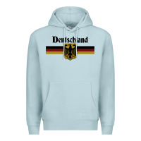 Blue Mist DEUTSCHLAND Germany Flag Coat of Arms Eagle Banner Vintage , best gift Premium Hoodie - maiPhamDesign