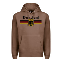 Chestnut DEUTSCHLAND Germany Flag Coat of Arms Eagle Banner Vintage , best gift Premium Hoodie - maiPhamDesign