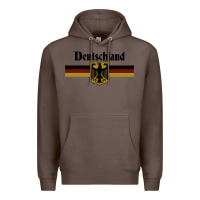 Coffee DEUTSCHLAND Germany Flag Coat of Arms Eagle Banner Vintage , best gift Premium Hoodie - maiPhamDesign