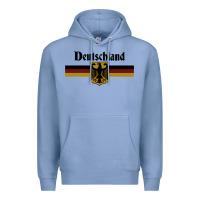 Colony Blue DEUTSCHLAND Germany Flag Coat of Arms Eagle Banner Vintage , best gift Premium Hoodie - maiPhamDesign