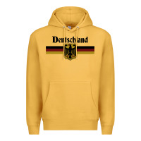 Mustard DEUTSCHLAND Germany Flag Coat of Arms Eagle Banner Vintage , best gift Premium Hoodie - maiPhamDesign