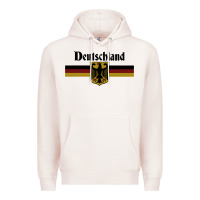 Deutschland Germany Flag Coat Of Arms Eagle Banner Vintage , Best Gift Premium Hoodie | Teevron