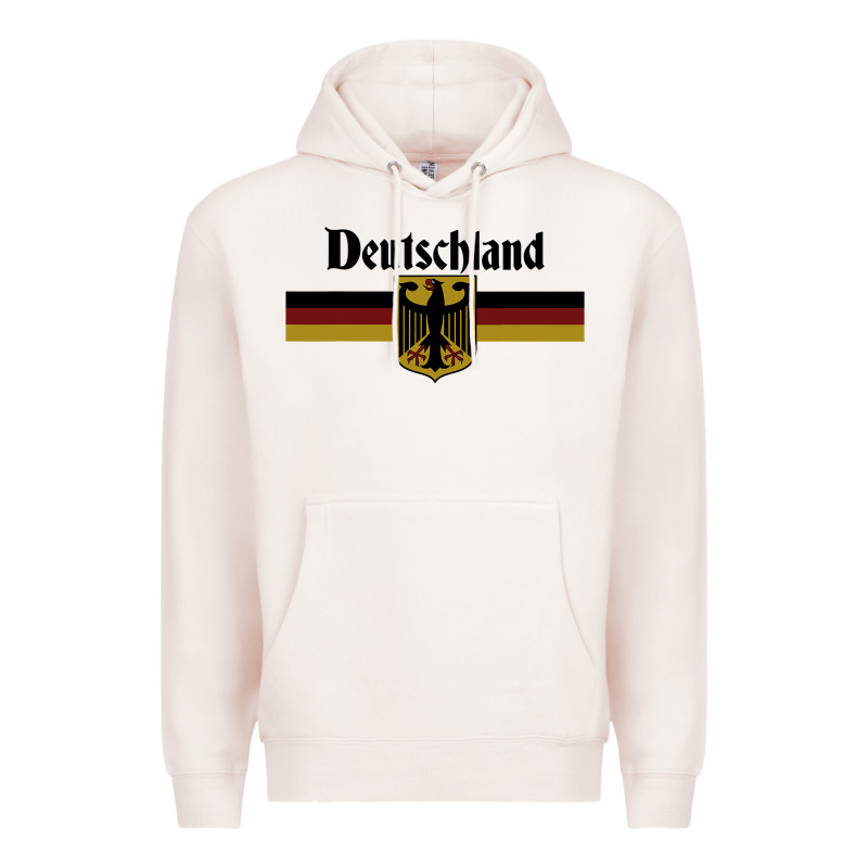 Deutschland Germany Flag Coat Of Arms Eagle Banner Vintage , Best Gift Premium Hoodie by maiPhamDesign | Teevron