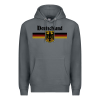 Rock DEUTSCHLAND Germany Flag Coat of Arms Eagle Banner Vintage , best gift Premium Hoodie - maiPhamDesign
