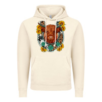 Vintage Artic western leopard cowhide cow horseshoe Vintage Hoodie - OliviaCreatesArt