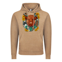 Vintage Coffee western leopard cowhide cow horseshoe Vintage Hoodie - OliviaCreatesArt