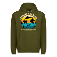 Army Green Catalina mixer wine , best gift, costume, halloween, xmas, christmas,  Premium Hoodie - maiPhamDesign
