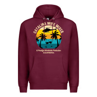 Burgundy Catalina mixer wine , best gift, costume, halloween, xmas, christmas,  Premium Hoodie - maiPhamDesign