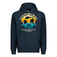 Navy Catalina mixer wine , best gift, costume, halloween, xmas, christmas,  Premium Hoodie - maiPhamDesign