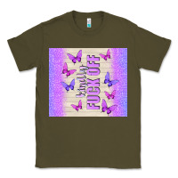 Army Green kindly fuck off Classic Tee - TumblerDesignByShophia