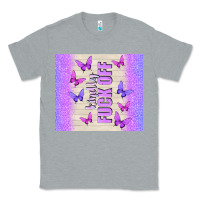 Heather Grey kindly fuck off Classic Tee - TumblerDesignByShophia