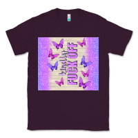Plum kindly fuck off Classic Tee - TumblerDesignByShophia