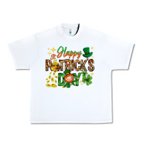 White Happy St. Patrick's Day Urban Heavy Tee - HowdyJamesFarm