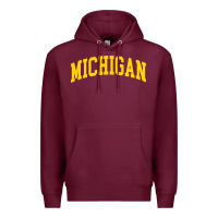 Burgundy Michigan - Throwback Design - Classic , best gift, costume, halloween, Premium Hoodie - maiPhamDesign