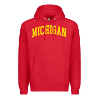 Red Michigan - Throwback Design - Classic , best gift, costume, halloween, Premium Hoodie - maiPhamDesign