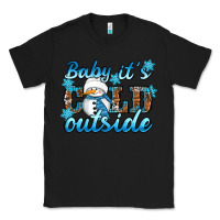 Black Baby it's cold outside Classic Tee - RanaPortraitStore