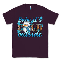 Plum Baby it's cold outside Classic Tee - RanaPortraitStore