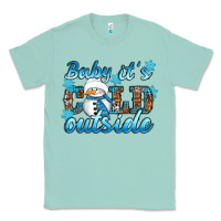 Seafoam Baby it's cold outside Classic Tee - RanaPortraitStore