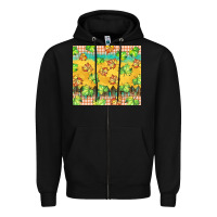 Black fall leaf tumbler Zipper Hoodie - BarkalooDesign