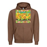 Chestnut fall leaf tumbler Zipper Hoodie - BarkalooDesign
