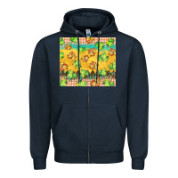 Navy fall leaf tumbler Zipper Hoodie - BarkalooDesign