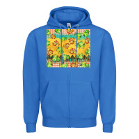 True Royal fall leaf tumbler Zipper Hoodie - BarkalooDesign