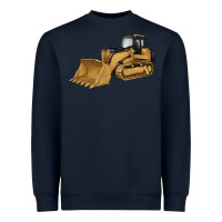 Navy bulldozer Heavyweight Sweatshirt - Artiststas