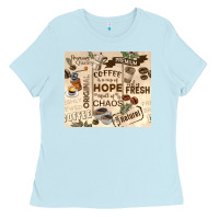 Baby Blue coffee is a cup of hope Ladies Tee - TumblerDesignByShophia