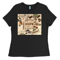 Black coffee is a cup of hope Ladies Tee - TumblerDesignByShophia