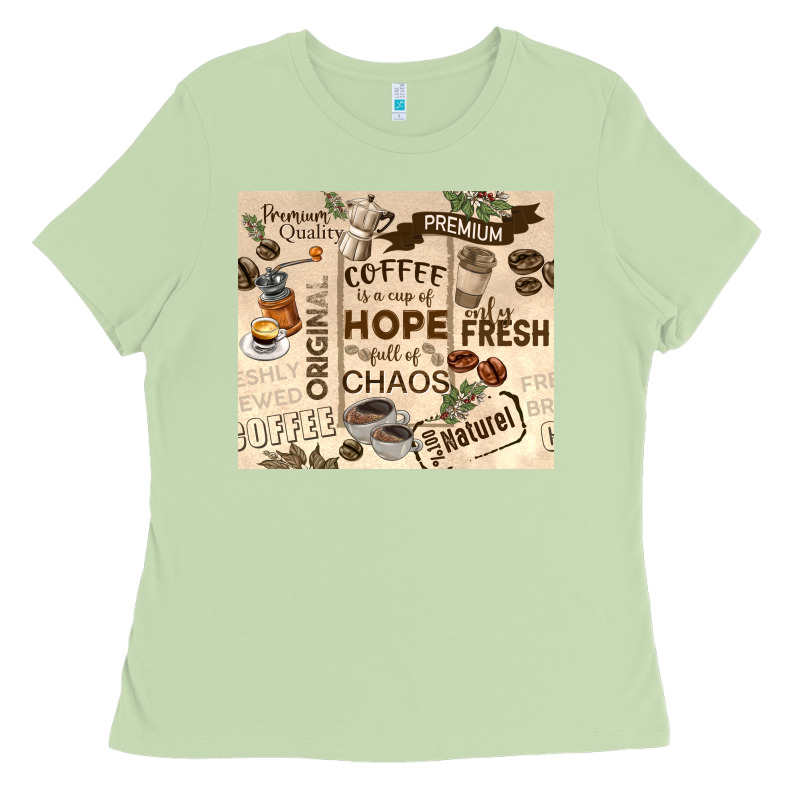 Coffee Is A Cup Of Hope Ladies Tee by TumblerDesignByShophia | Teevron