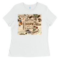 White coffee is a cup of hope Ladies Tee - TumblerDesignByShophia