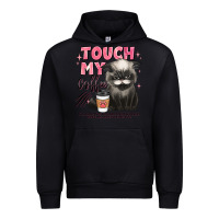 Black touch my coffee and ill slap you so hard grumpy ca Urban Hoodie - JahusDesignShop