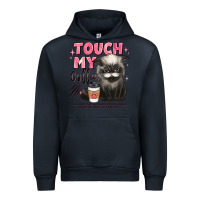 Navy touch my coffee and ill slap you so hard grumpy ca Urban Hoodie - JahusDesignShop