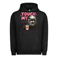 Pigment Black touch my coffee and ill slap you so hard grumpy ca Urban Hoodie - JahusDesignShop