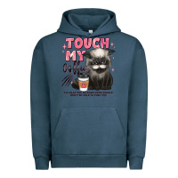 Pigment Midnight Navy touch my coffee and ill slap you so hard grumpy ca Urban Hoodie - JahusDesignShop
