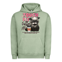 Pigment Oil Green touch my coffee and ill slap you so hard grumpy ca Urban Hoodie - JahusDesignShop
