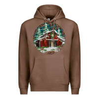 Chestnut Barn Christmas Premium Hoodie - RanaPortraitStore