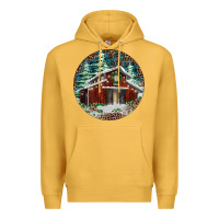 Mustard Barn Christmas Premium Hoodie - RanaPortraitStore