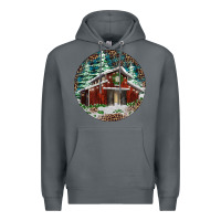 Rock Barn Christmas Premium Hoodie - RanaPortraitStore