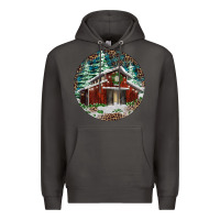 Smoke Barn Christmas Premium Hoodie - RanaPortraitStore