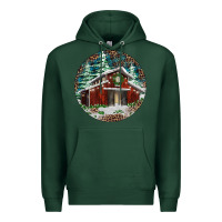 Sports Green Barn Christmas Premium Hoodie - RanaPortraitStore