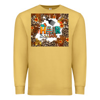 Antique Gold hair tech Premium Sweatshirt - AdoDesignShop