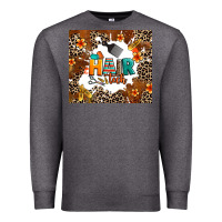 Charcoal Heather hair tech Premium Sweatshirt - AdoDesignShop