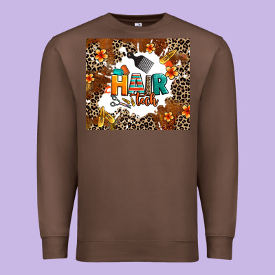 Hair Tech Premium Sweatshirt Designed By Adodesignshop