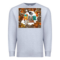 Heather Grey hair tech Premium Sweatshirt - AdoDesignShop